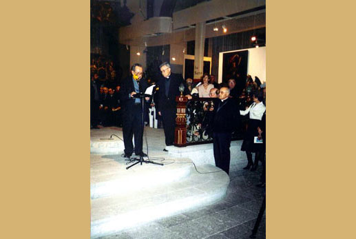 Acto inaugural de la exposición «La Huella y la Senda», Catedral de Santa Ana, Las Palmas de Gran Canaria, 30 de enero de 2004.