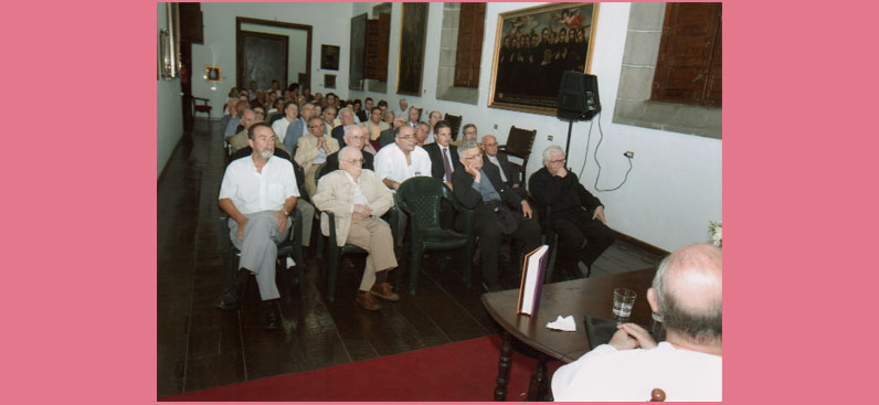 Presentación del libro Fray Vicente Peraza, Museo de Arte Sacro, Las Palmas de Gran Canaria, 14 de junio de 2007.